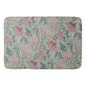 William Morris Cray  Bloemenroze groen Badmat (Voorkant)