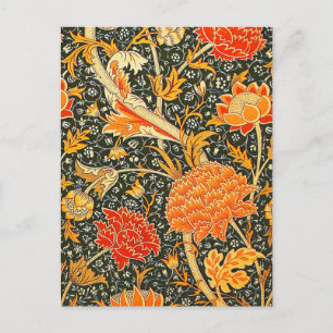 William Morris Cray Bloemmotief Vintage Briefkaart