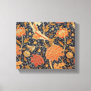 William Morris Cray Bloemmotief Vintage Canvas Afdruk