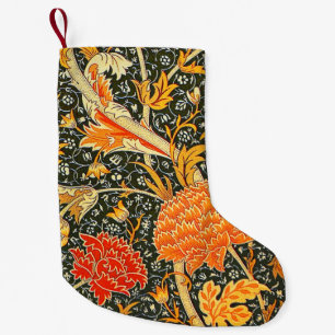 William Morris Cray Bloemmotief Vintage Kleine Kerstsok