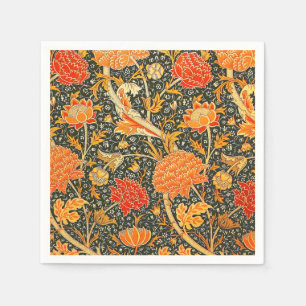 William Morris Cray Bloempatroon Vintage Servetten