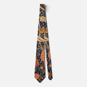William Morris Cray Bloempatroon Vintage Stropdas