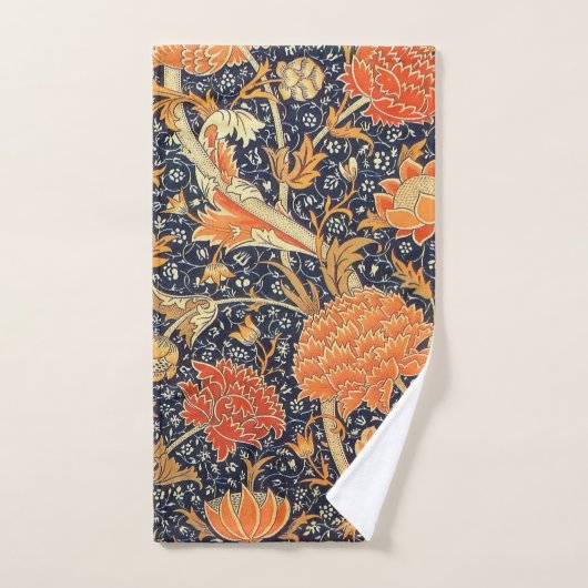 William Morris Cray Floral Art nouveau Motif (Serviette à main)
