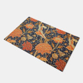 William Morris Cray Floral Art Nouveau Pattern Deurmat (Schuin)