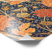 William Morris Cray Floral Art Nouveau Pattern Foto Afdruk (Hoek)