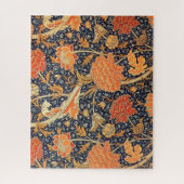 William Morris Cray Floral Art Nouveau Pattern Legpuzzel (Verticaal)