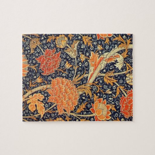 William Morris Cray Floral Art Nouveau Pattern Legpuzzel (Horizontaal)
