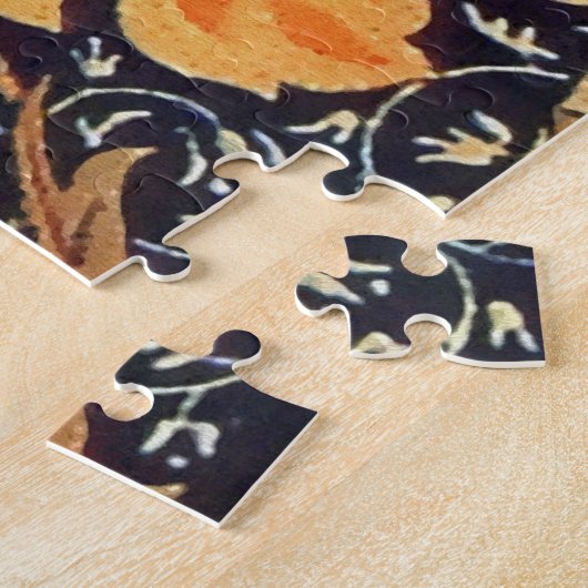 William Morris Cray Floral Art Nouveau Pattern Legpuzzel (Zijkant)