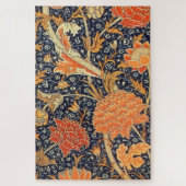 William Morris Cray Floral Art Nouveau Pattern Legpuzzel (Verticaal)