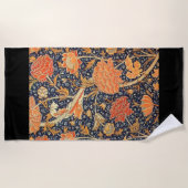 William Morris Cray Floral Art Nouveau Pattern Strandlaken (Voorkant)