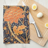 William Morris Cray Floral Art Nouveau Pattern Theedoek (Quarter Fold)