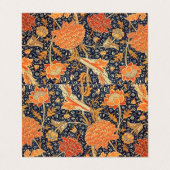 William Morris Cray Floral Art Nouveau Pattern Visitekaartjes (Buitenkant ongevouwen)
