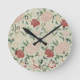 William Morris Cray Floral Pre-Raphaelite Vintage Ronde Klok