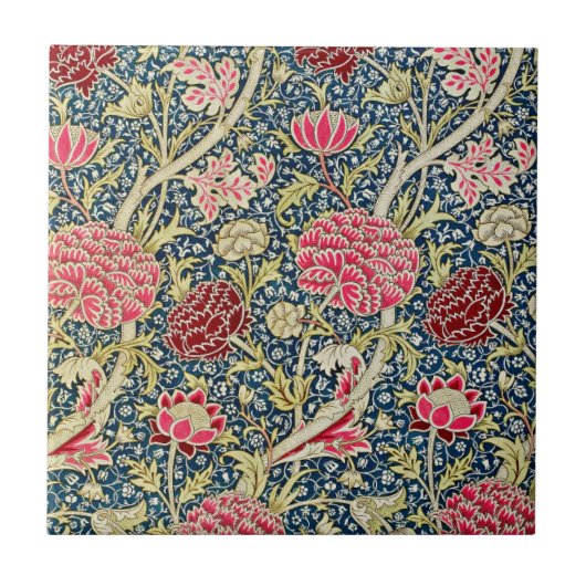William Morris Cray Pattern Tegeltje (Voorkant)