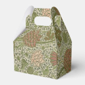 William Morris Cray Sage Bloemen Plantaardige Bedankdoosjes (Achterkant)