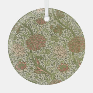 William Morris Cray Sage Bloemen Plantaardige Glas Ornament