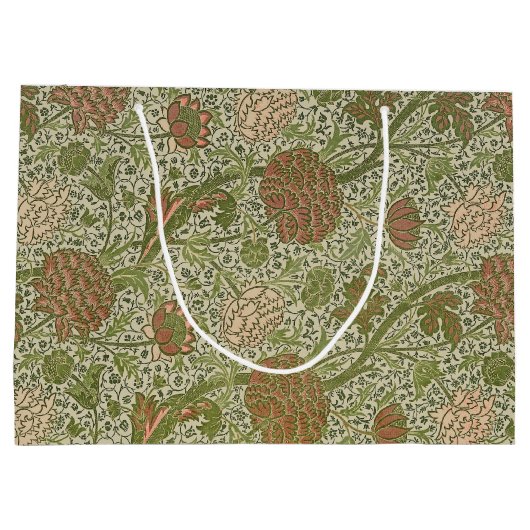 William Morris Cray Sage Bloemen Plantaardige Groot Cadeauzakje (Achterkant)