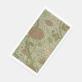 William Morris Cray Sage Bloemen Plantaardige Servet (Hoek)