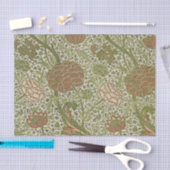 William Morris Cray Sage Bloemen Plantaardige Tissuepapier (Craft)