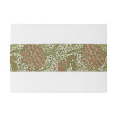 William Morris Cray Sage Bloemen Plantaardige Uitnodigingen Wikkel (Achterkant Voorbeeld)