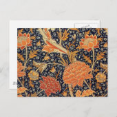 William Morris Cray Wallpaper Patroon Briefkaart (Voorkant / Achterkant)