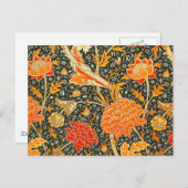 William Morris Cray Wallpaper Patroon Briefkaart (Voorkant / Achterkant)