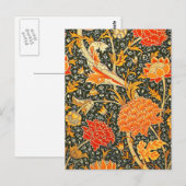 William Morris Cray Wallpaper Patroon Briefkaart (Voorkant / Achterkant)