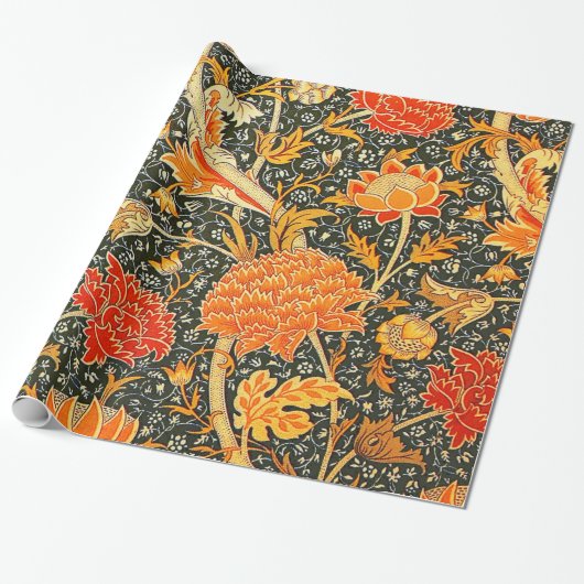 William Morris Cray Wallpaper Patroon Cadeaupapier (Uitgerold)