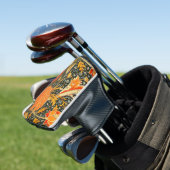 William Morris Cray Wallpaper Patroon Golfheadcover (Insitu)