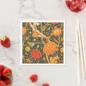 William Morris Cray Wallpaper Patroon Servet (Insitu)