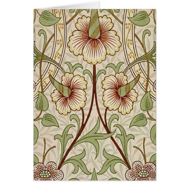 William Morris Daffodil Classic Bloem Behang (Voorkant)