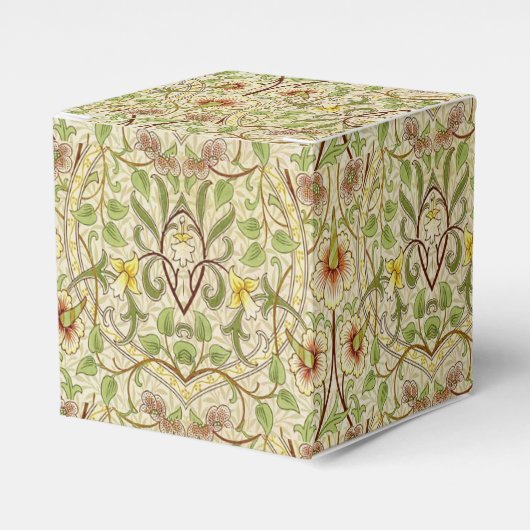 William Morris Daffodil Classic Bloem Behang Bedankdoosjes (Voorkant Zijde)