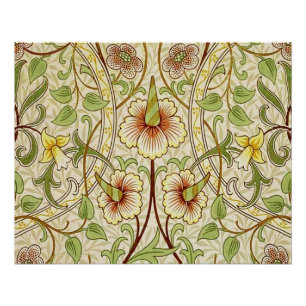 William Morris Daffodil Classic Bloem Behang Perfect Poster