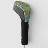 William Morris Daffodil Floral Pattern Classic Golfheadcover (Schuin)