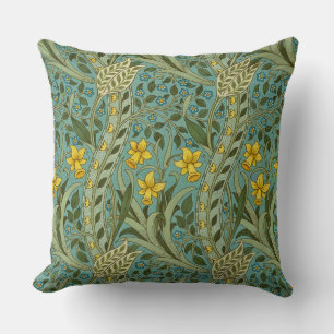 William Morris Daffodil Floral Pattern Classic Kussen