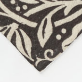 William Morris Daffodil Floral Wallpaper Fleece Deken (Hoek)