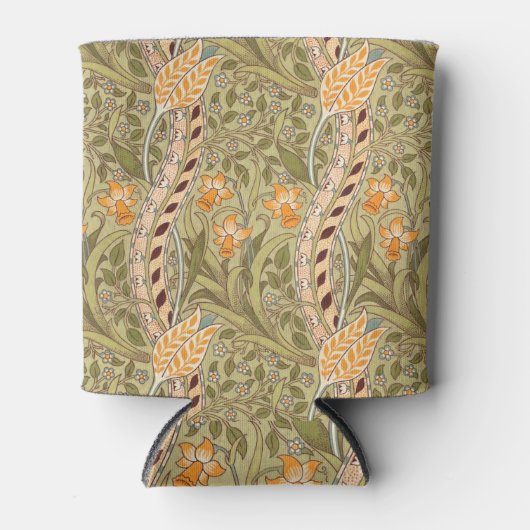 William Morris Daffodil Garden Flower Classic Bota Blikjeskoeler (Voorkant)