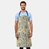 William Morris Daffodil Garden Flower Classic Bota Schort (Gedragen)