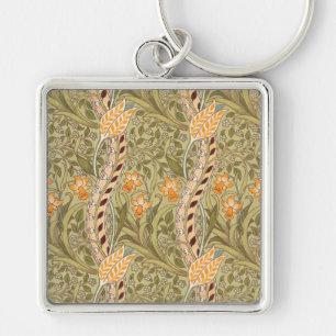 William Morris Daffodil Garden Flower Classic Bota Sleutelhanger