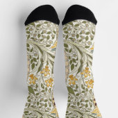 William Morris Daffodil Garden Flower Classic Bota Sokken (Top)