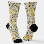 William Morris Daffodil Garden Flower Classic Bota Sokken (Gebogen)