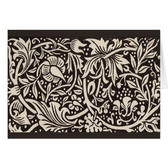 William Morris Daffodil Papier peint floral (Devant horizontal)