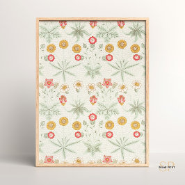 William Morris Daisy Classic Floral Elegance Poster