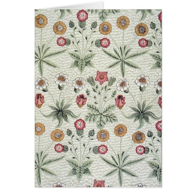 William Morris Daisy Floral Wallpaper Pattern (Voorkant)