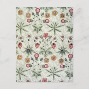 William Morris Daisy Floral Wallpaper Pattern Briefkaart