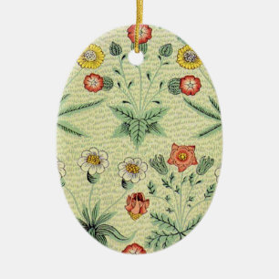 William Morris Daisy Floral Wallpaper Pattern Keramisch Ornament