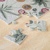 William Morris Daisy Floral Wallpaper Pattern Legpuzzel (Zijkant)