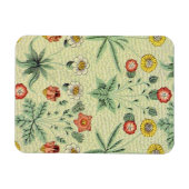 William Morris Daisy Floral Wallpaper Pattern Magneet (Horizontaal)