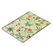 William Morris Daisy Floral Wallpaper Pattern Notitieboek (Linkerzijde)