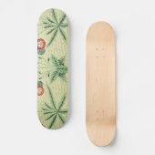 William Morris Daisy Floral Wallpaper Pattern Skateboard (Voorkant)